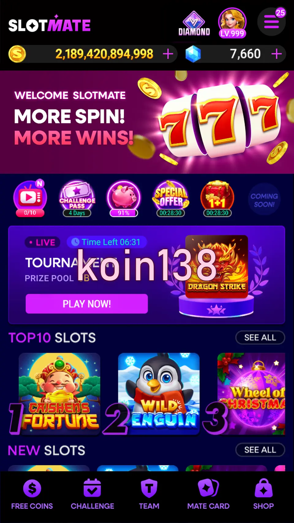 koin138 Tangkapan Layar